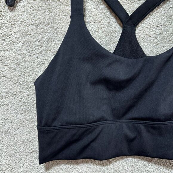 Natori Impulse Racerback Sports Bra Women's Medium Black Wire Free Scoop Neck - Picture 4 of 12